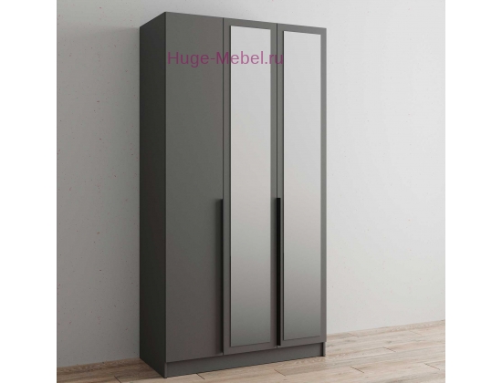 Шкаф "Мадрид" 1,2 м с зеркалом графит