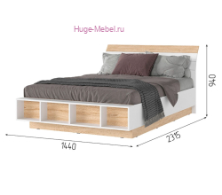 Кровать 140х200 "Санса КР-01"