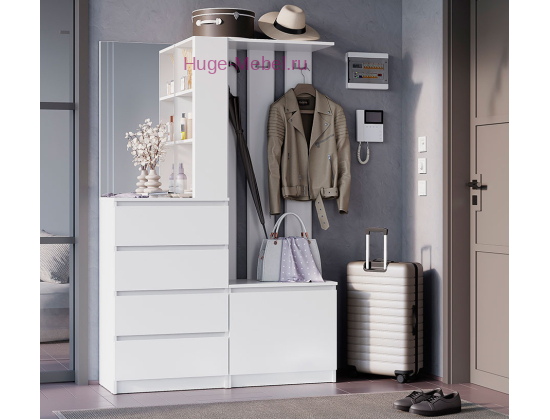Прихожая "Симпл ПР-04" белая