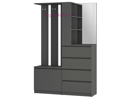 Прихожая "Симпл ПР-04" графит