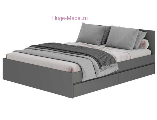 Каркас кровати 160 "Симпл КР-17" графит