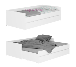 Кровать трансформер "Симпл КР-51" белая