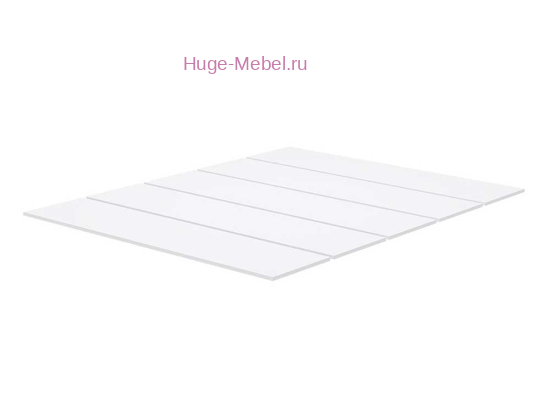 Настил (латы) ЛДСП 160х200 белый БТС