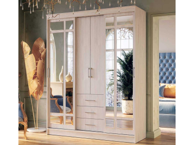 Шкаф-купе "Маэстро" ясень белый Шкаф-купе "Маэстро" ясень белый