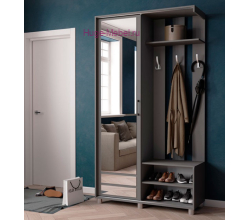Прихожая "Ларго-2" графит серый