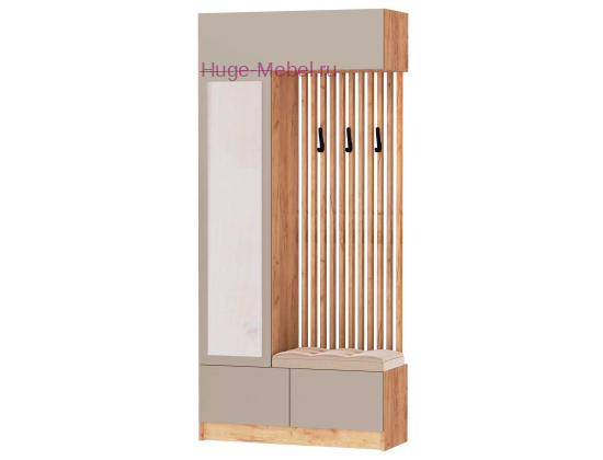 Прихожая "Руэлла" центральная секция кашемир