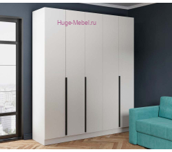 Шкаф "Мадрид" 2 м без зеркала белый