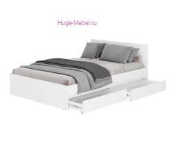 Кровать 120х200 "Симпл" белая