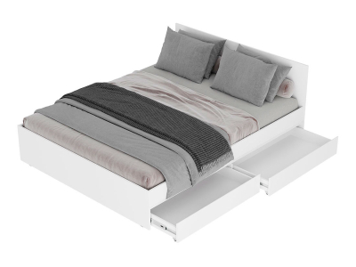 Кровать 140х200 "Симпл" белая Кровать 140х200 "Симпл" белая