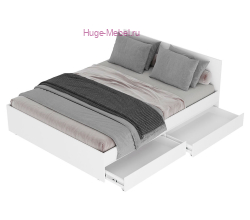 Кровать 160х200 "Симпл" белая