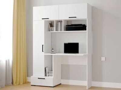 Стол компьютерный "Квартет-11" белый Стол компьютерный "Квартет-11" белый