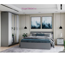 Спальный гарнитур "Вегас" графит серый