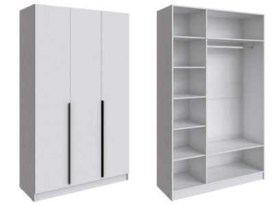 Шкаф "Мадрид" 1,4 м без зеркала белый Шкаф "Мадрид" 1,4 м без зеркала белый