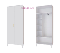 Шкаф 2-х створчатый "Толедо ТШ-30" белый