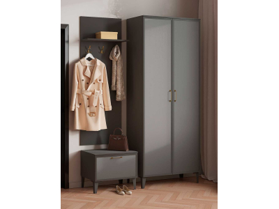 Прихожая 1.5 метра "Толедо" графит