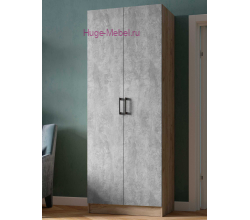 Шкаф платяной "Вегас 800" крафт серый +цемент