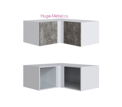 Антресоль Н400 для углового шкафа "Мадрид" ателье (угол прямой)