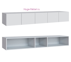 Антресоль Н300 для шкафов "Мадрид" 2 метра (белый)