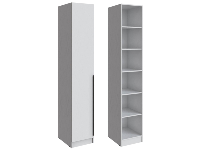 Шкаф "Мадрид" 0,42 м белый Шкаф "Мадрид" 0,42 м белый