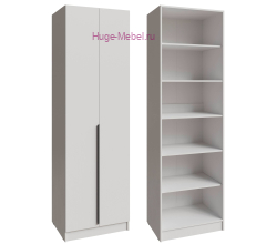 Шкаф 70 см с полками "Мадрид" белый