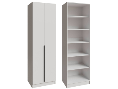 Шкаф 70 см с полками "Мадрид" белый Шкаф 70 см с полками "Мадрид" белый