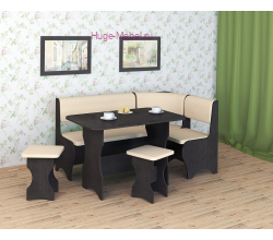 Кухонный уголок "Андрей-2 венге/бежевый"