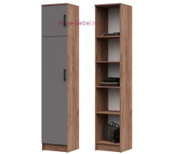 Пенал с полками "Машенька ПН-204" серый/крафт табачный