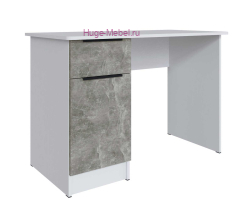 Стол 1.1 метра "Мадрид" ателье светлое/белый