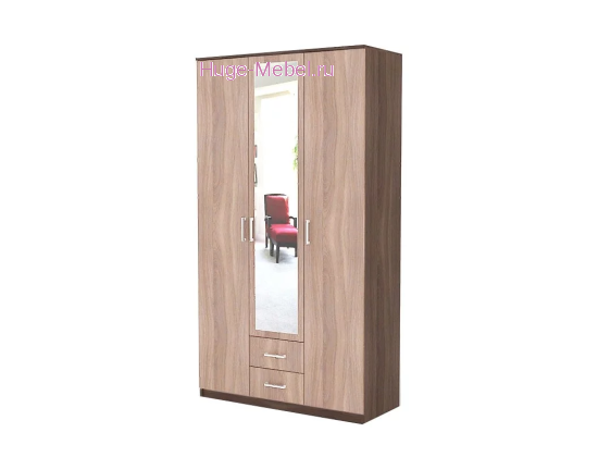 Шкаф 3-х створчатый Трио ясень