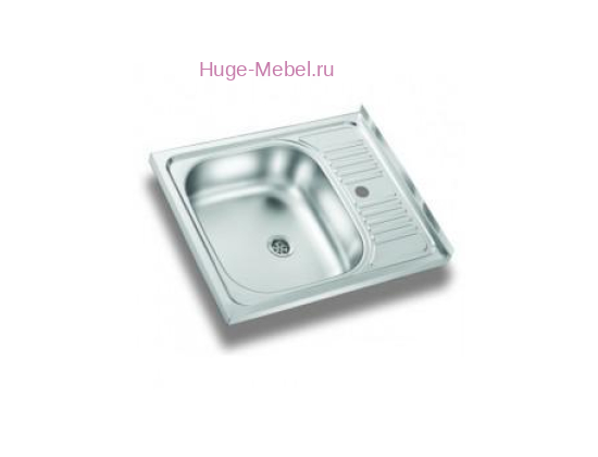 Мойка накладная 500*600 с сифоном