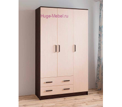 Шкаф без зеркала "Лагуна" венге/дуб