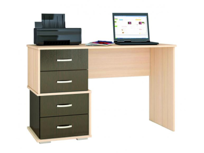 Стол письменный Сити-2 венге/дуб Стол письменный Сити-2 венге/дуб