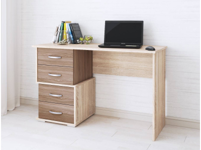 Стол письменный "Сити-2 шимо/сонома" Стол письменный "Сити-2 шимо/сонома"