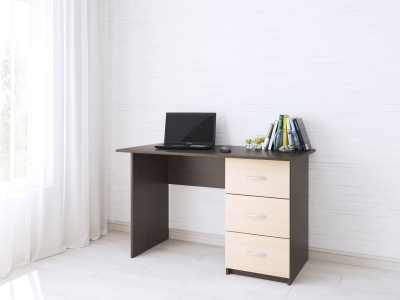 Стол письменный Сити-1 венге/дуб Стол письменный Сити-1 венге/дуб