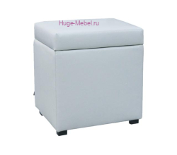 Банкетка квадратная белая