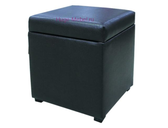 Банкетка квадратная черная