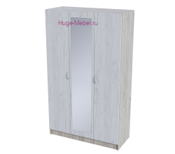 Шкаф 3-х створчатый "Бася ШК 553" крафт