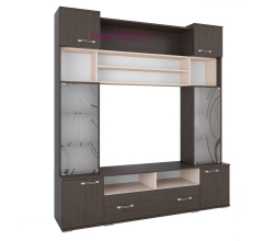 Стенка "Оскар-18 ОГЦС-1 венге"