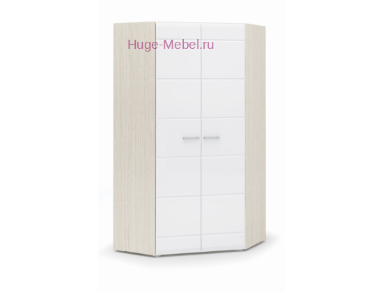 Шкаф угловой 2-х створчатый "Симба" белый
