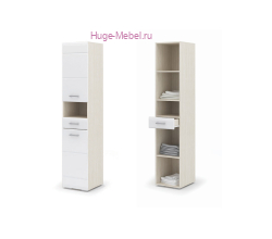 Пенал с ящиком "Симба" белый